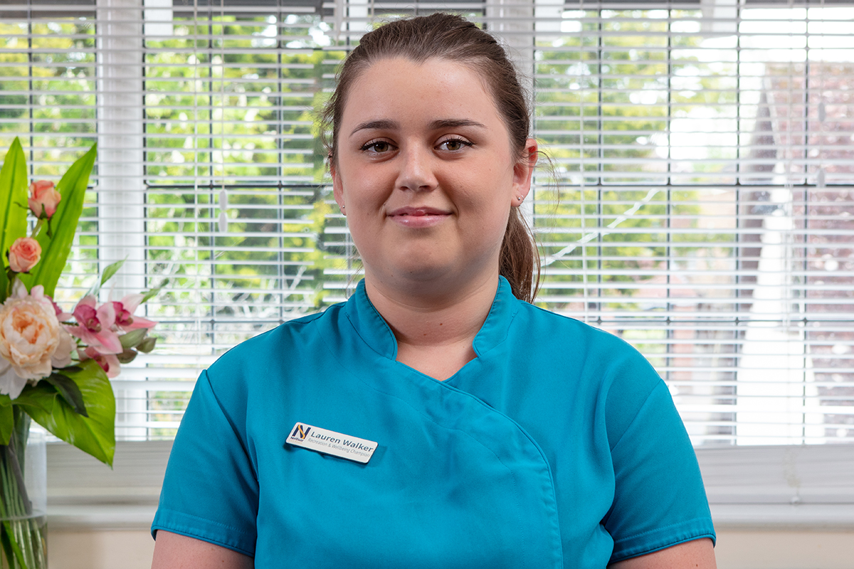 Lauren, Recreation and Well-Being Champion at Woodstock Residential Care Home
