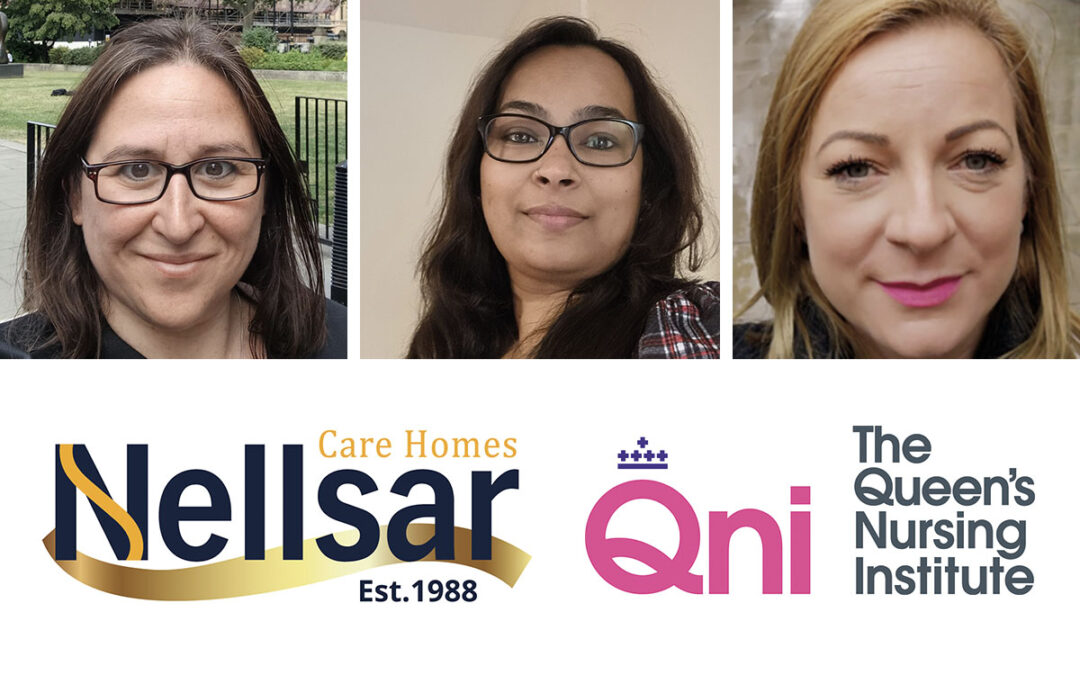 Celebrating our Queen’s Nurses at Nellsar – Marisa, Nisha and Nicoleta